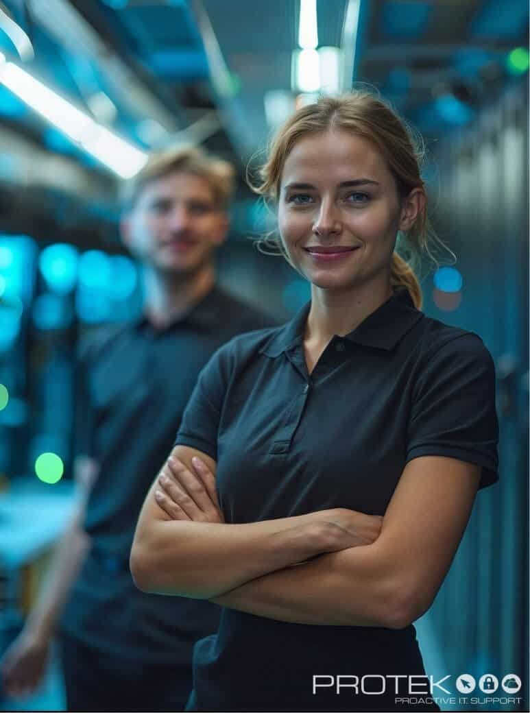 Team collaborating on IT Strategy Services for proactive planning and ongoing IT improvements.