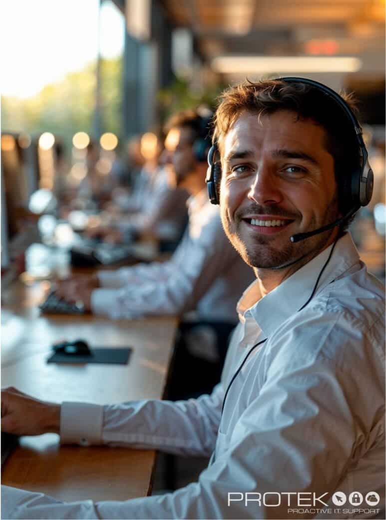 Team of IT professionals collaborating to provide Professional IT Services for enhanced productivity and confidence.